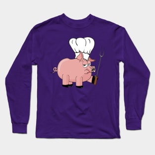 BBQ Pig Long Sleeve T-Shirt